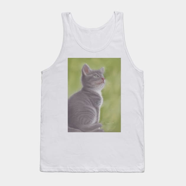 Kitten Tank Top by jkarenart